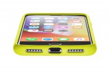 Silikonový kryt Cellularline SENSATION pro Apple iPhone 8/7/6, limetkový neon