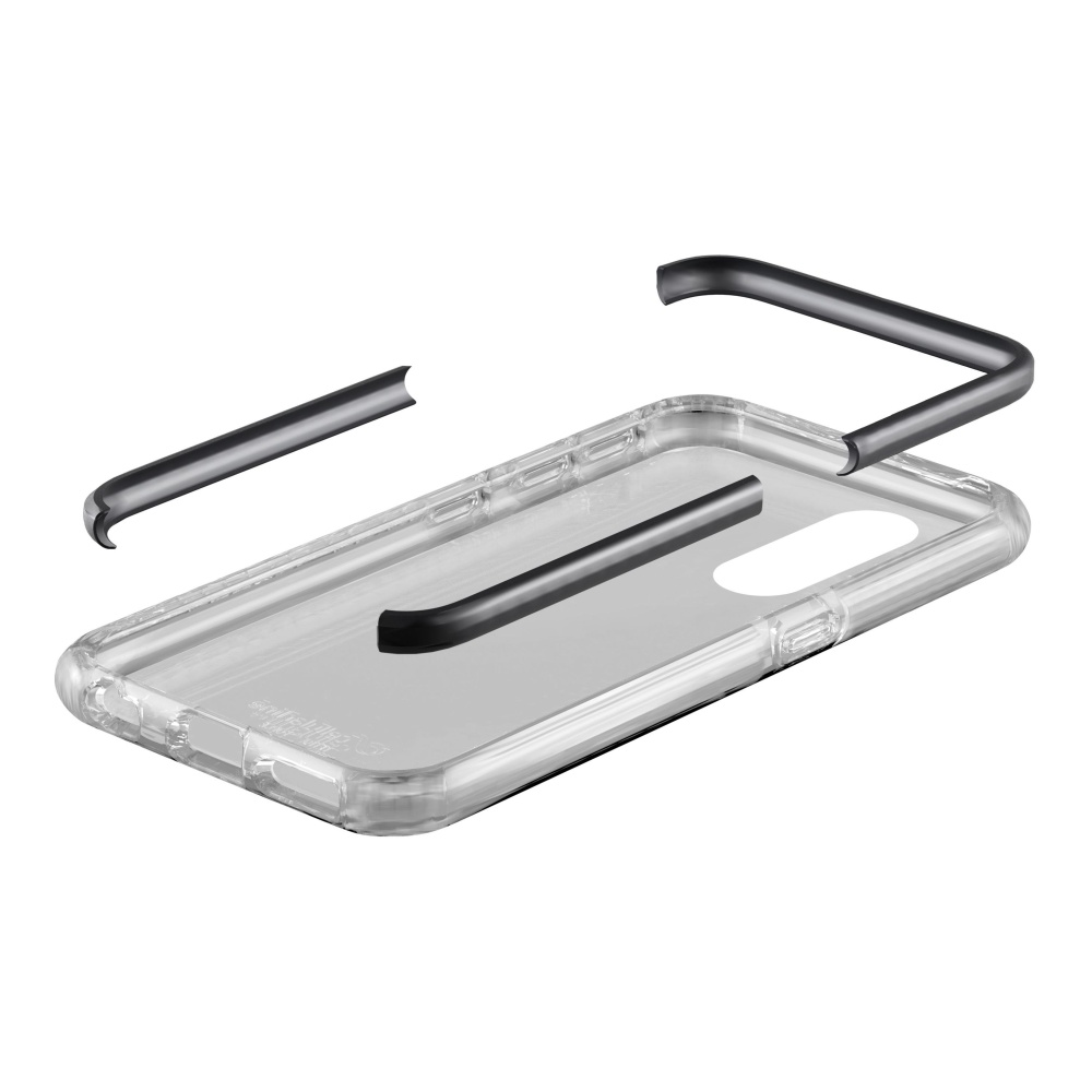 Pouzdro Cellularline Tetra Force Shock-Twist pro Huawei P20, transparentní