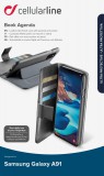 Pouzdro CellularLine Book Agenda pro Samsung Galaxy A91, černá