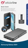 Pouzdro CellularLine Book Clutch pro Samsung Galaxy S20+, černá