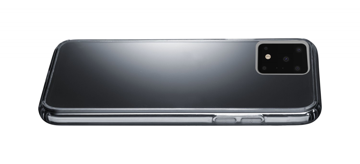 Levně Zadní kryt s ochranným rámečkem Cellularline Clear Duo pro Samsung Galaxy S20 Ultra, transparentní