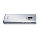 Zadní kryt s ochranným rámečkem Cellularline Clear Duo pro Samsung Galaxy S9+, čirá