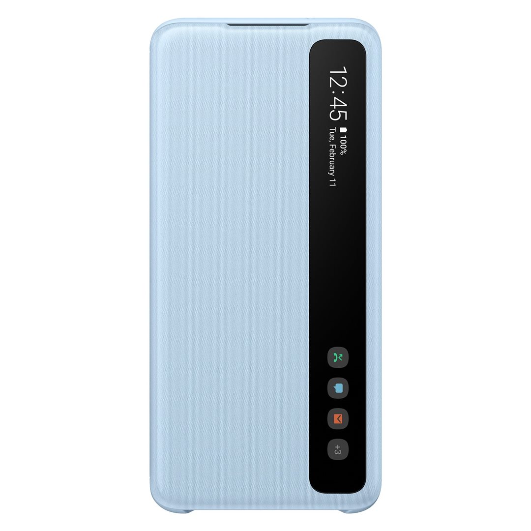 Pouzdro Samsung Clear S-View pro Samsung Galaxy S20+, blue