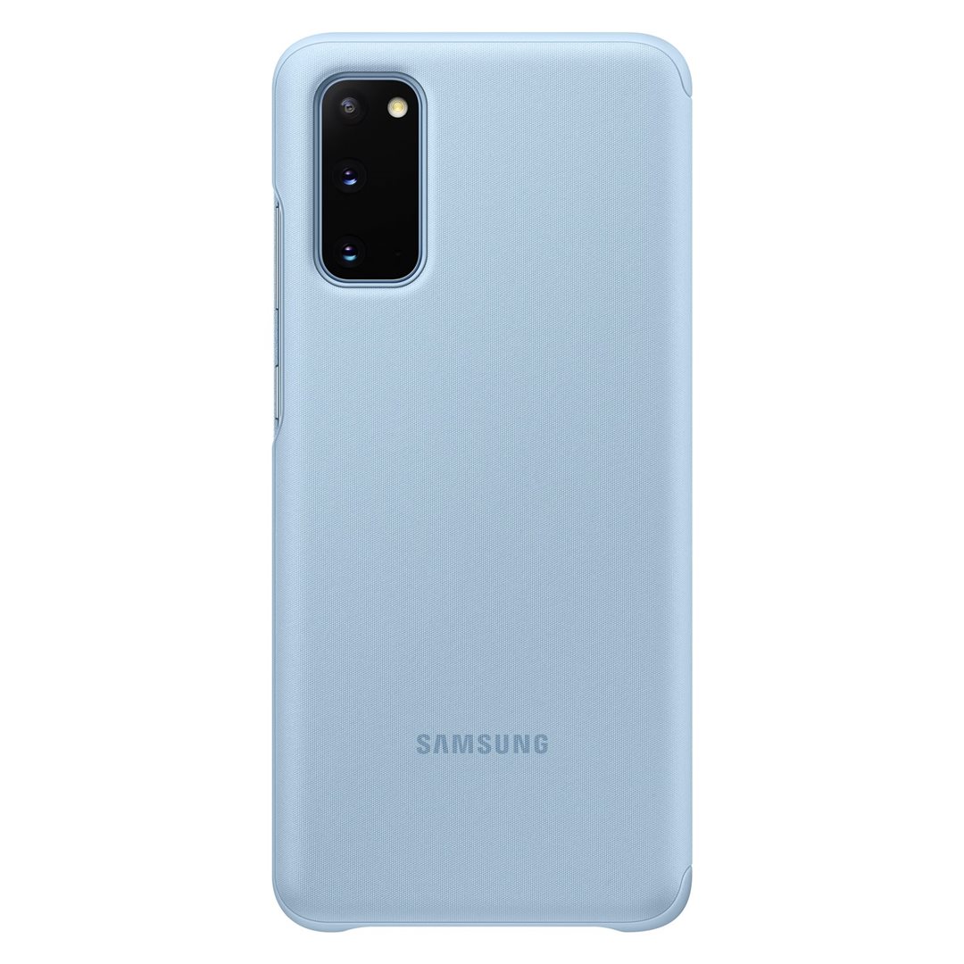 Pouzdro Samsung Clear S-View pro Samsung Galaxy S20+, blue