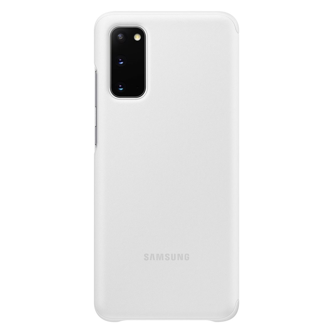 Pouzdro Samsung Clear S-View pro Samsung Galaxy S20, white