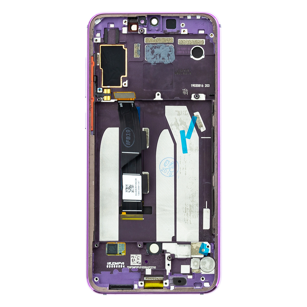 LCD + dotyk + přední kryt pro Xiaomi Mi 9 SE, purple