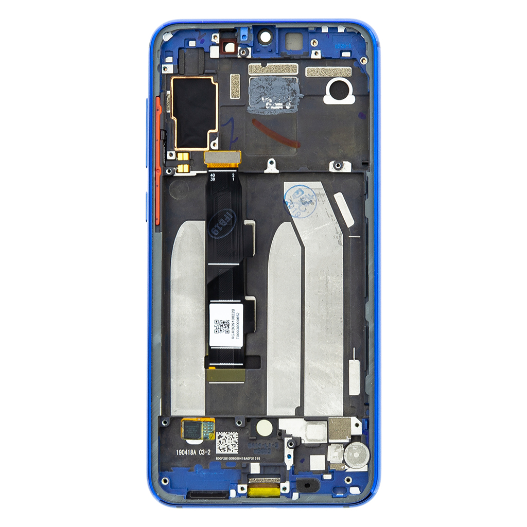 LCD + dotyk + přední kryt pro Xiaomi Mi 9 SE, blue