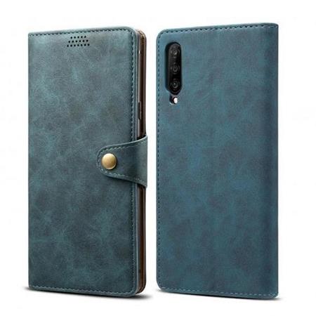Lenuo Leather flipové pouzdro na Huawei P smart Pro/Y9s, blue