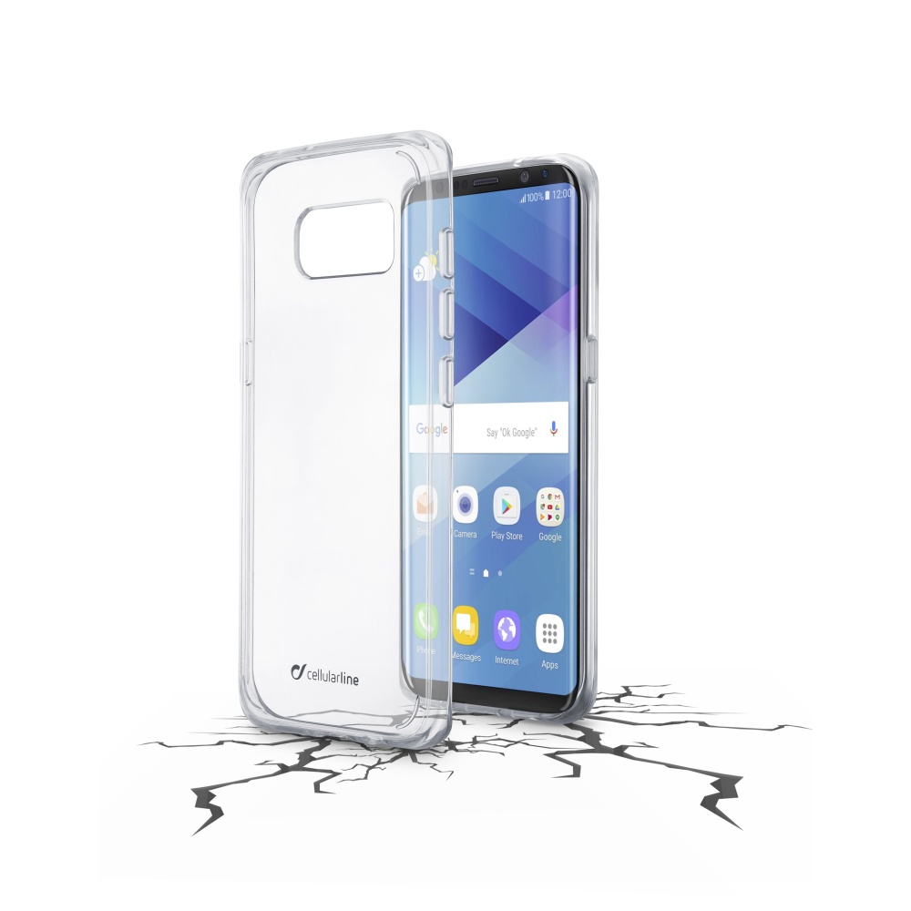 Zadní kryt Cellularline Clear Duo pro Samsung Galaxy S8, čirý 