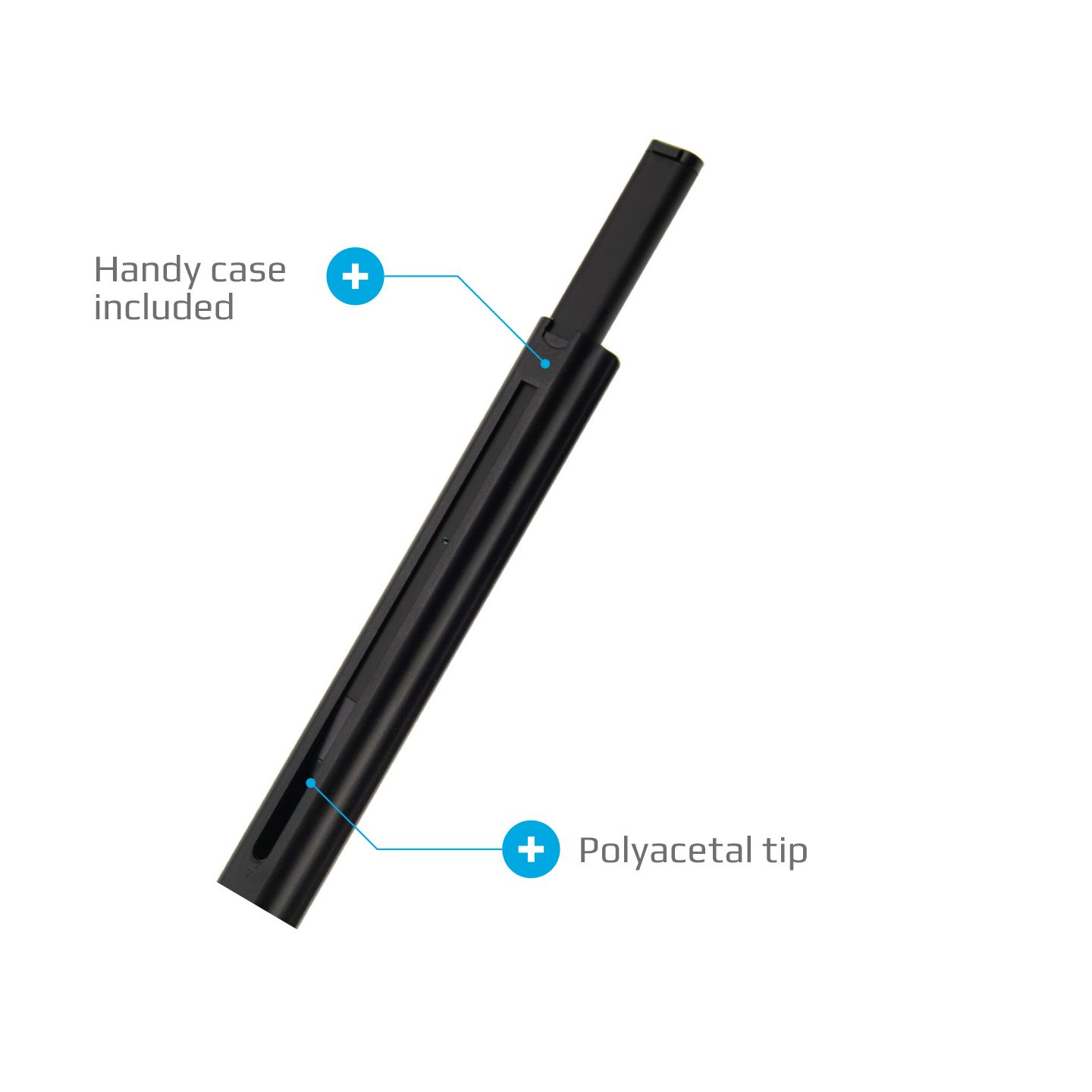 FIXED Pin Aktivní stylus pro dotykové displeje s pouzdrem, černý