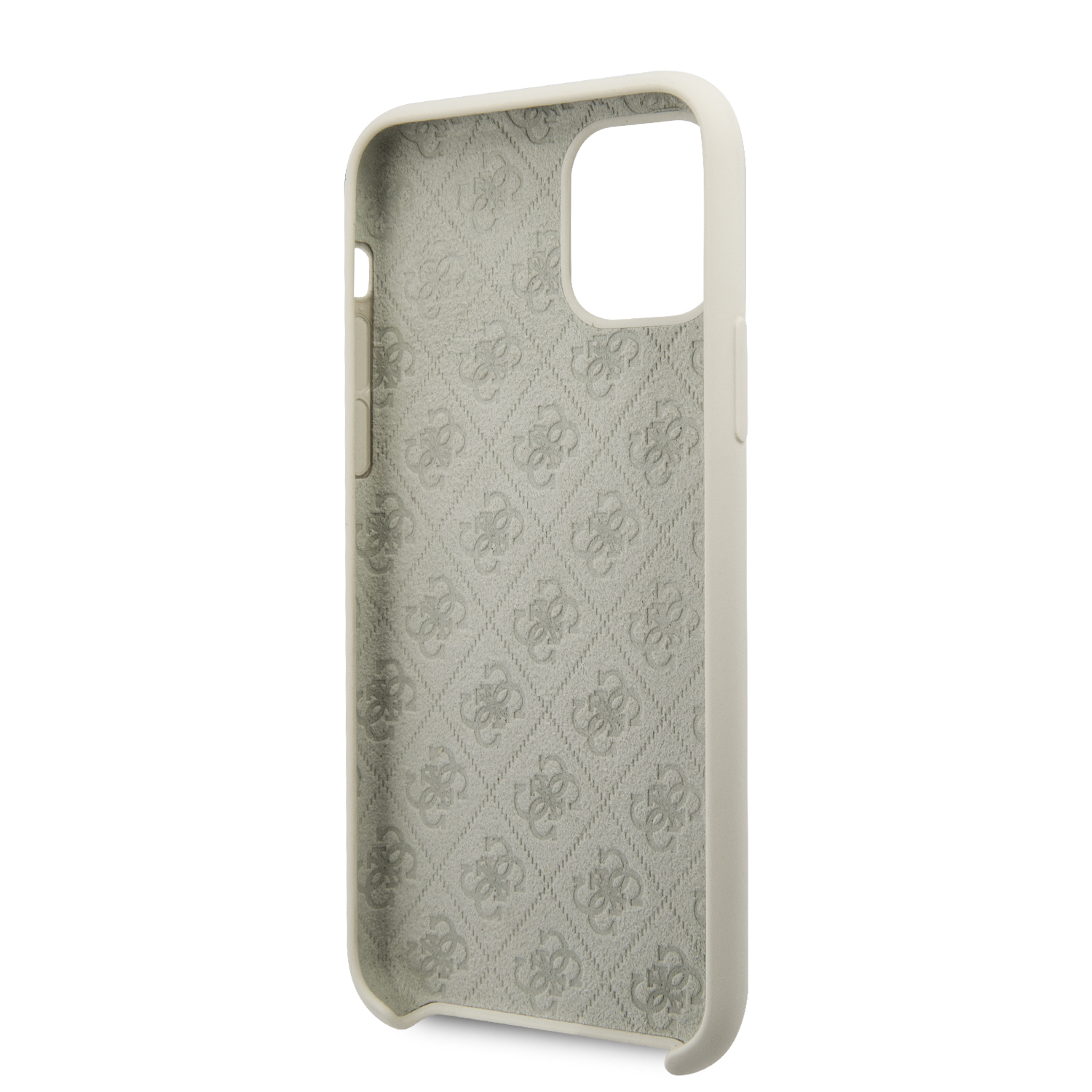 Guess 4G Silicone Tone Zadní kryt GUHCN58LS4GLG pro Apple iPhone 11 Pro white 
