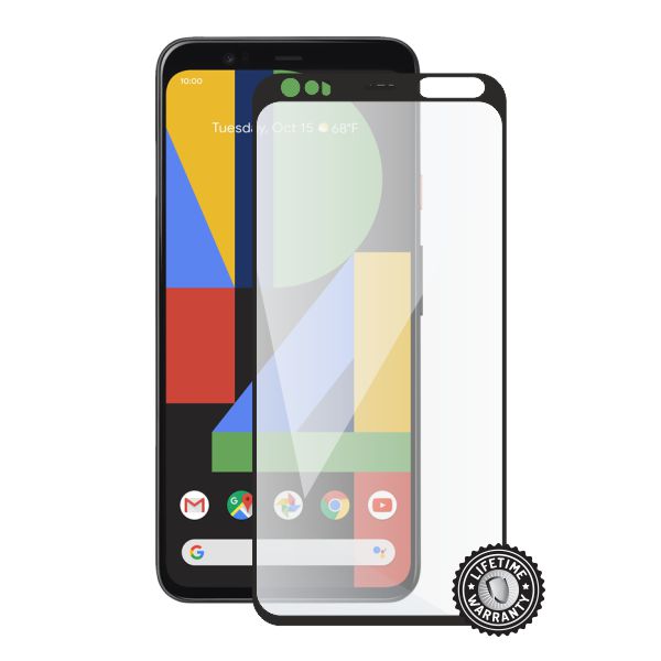 Screenshield tvrzené sklo pro Google Pixel 4 XL protection full COVER, černá
