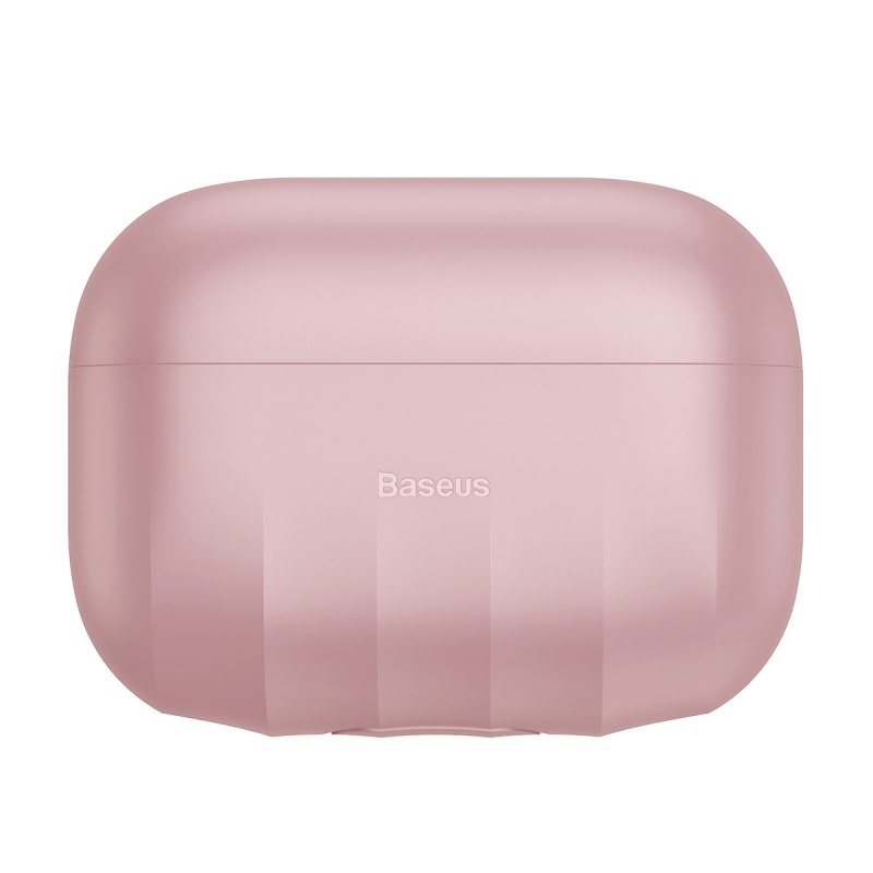 Baseus Shell Pattern silikonové pouzdro AirPods Pro pink