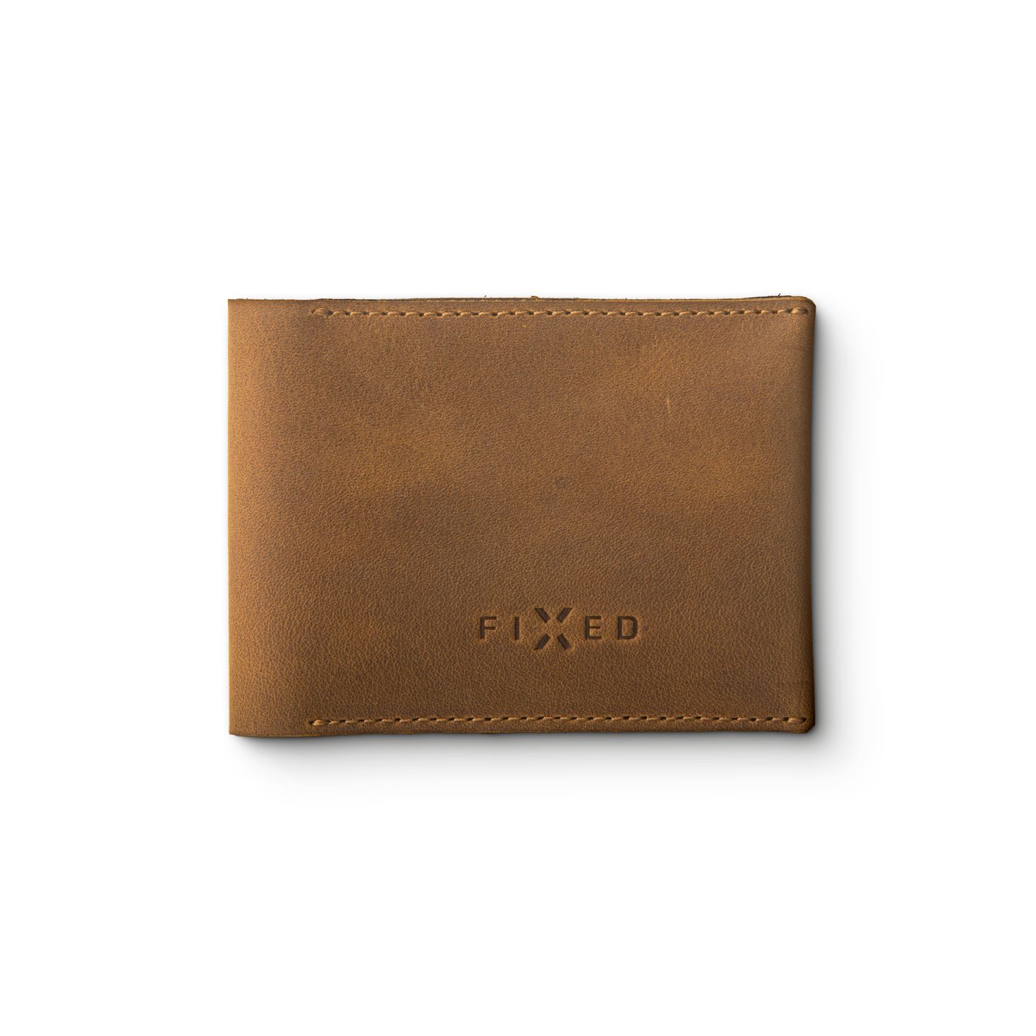 Levně Kožená peněženka FIXED Smile Wallet se smart trackerem a motion senzorem, hnědá