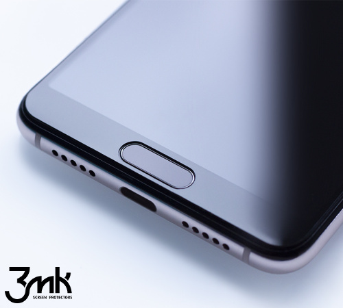 Tvrzené sklo 3mk FlexibleGlass Max pro Samsung Galaxy A8 2018, černá