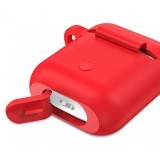 USAMS BH423 Silikonové pouzdro pro Apple AirPods red 