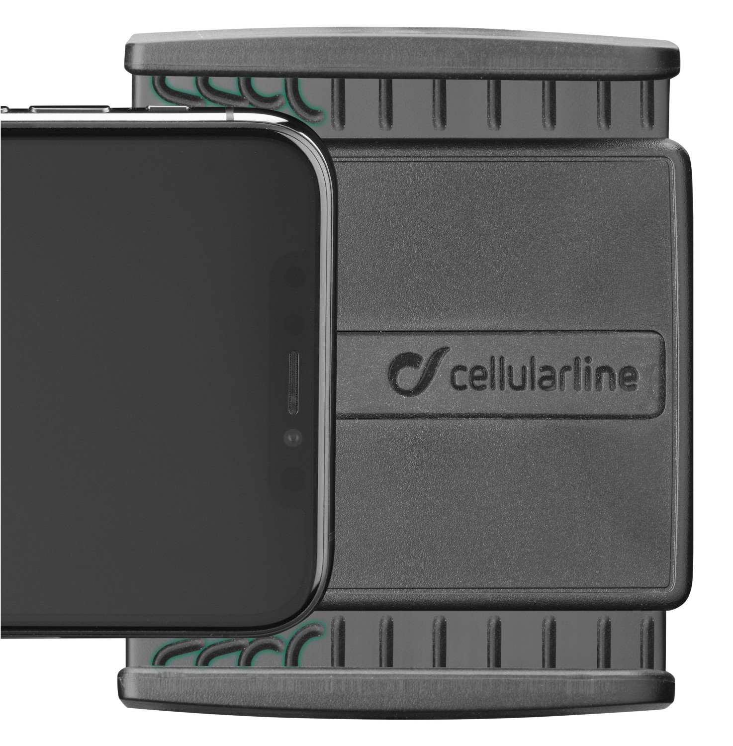 Držák s přísavkou Cellularline Pilot Embrace pro mobilní telefony, černý