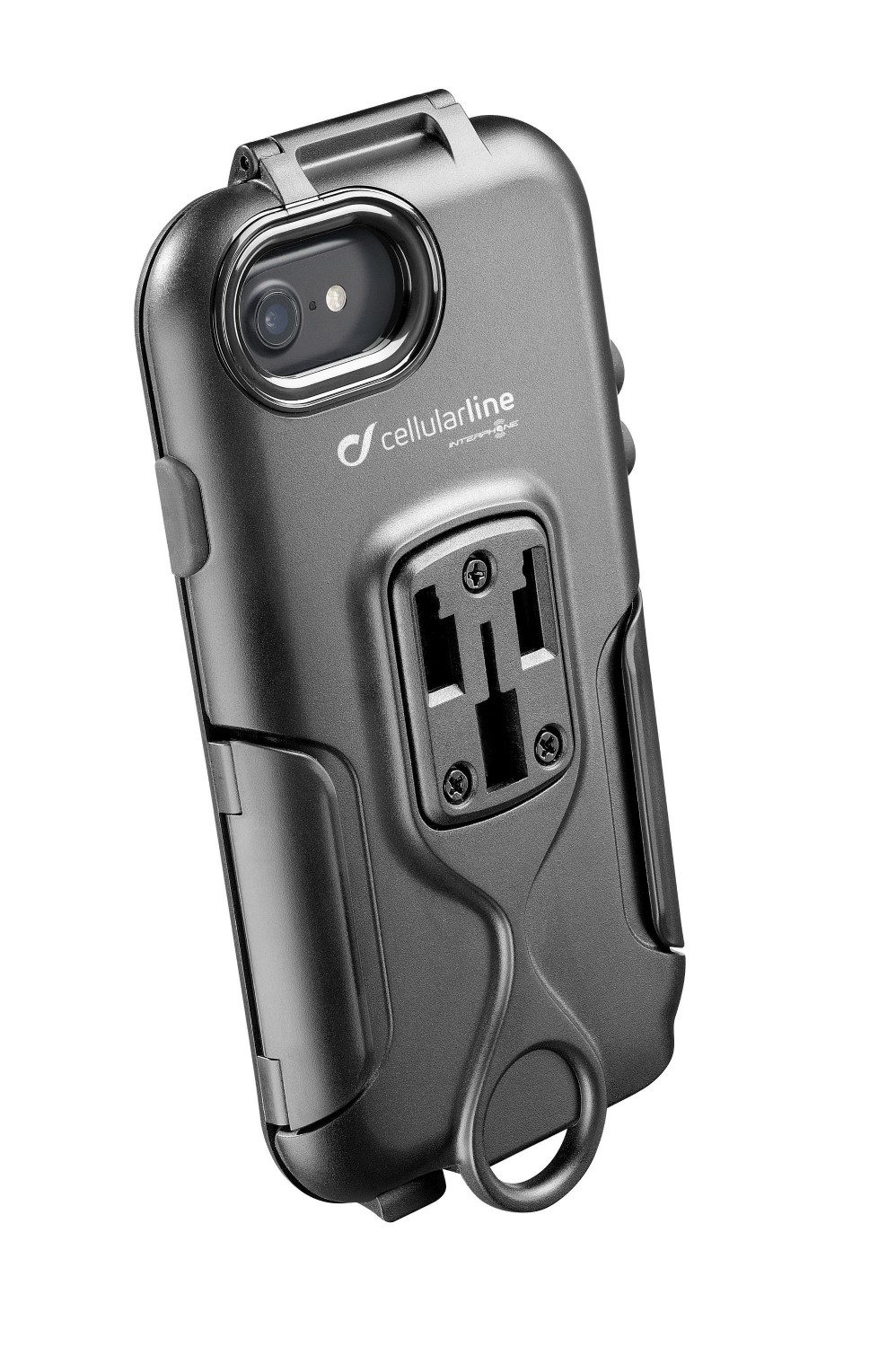 Voděodolné pouzdro Interphone Apple iPhone SE(2020)/8/7/6/6S, úchyt na řídítka, černá