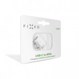 Redukce FIXED Link z USB-C na Lightning, bílá