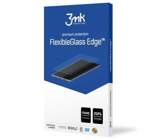 Hybridní sklo 3mk FlexibleGlass Edge pro Huawei Mate 20 Pro, transparentní