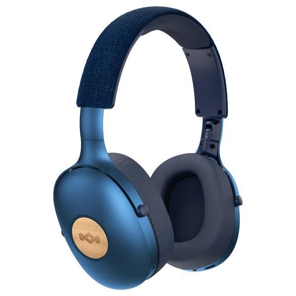 Sluchátka MARLEY Positive Vibration XL Bluetooth 5.0, modrá