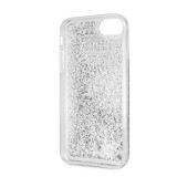 Karl Lagerfeld Heads Glitter Kryt KLHCI8KCGLSL Apple iPhone 8 / SE 2020 silver