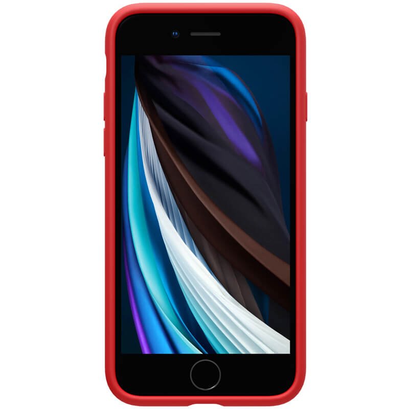 Silikonové pouzdro Nillkin Flex Pure Liquid pro Apple iPhone 7/8/SE2020, červená