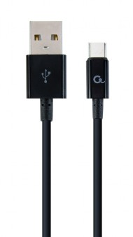 Datový kabel CABLEXPERT USB 2.0, Type-C kabel, 2m, černá