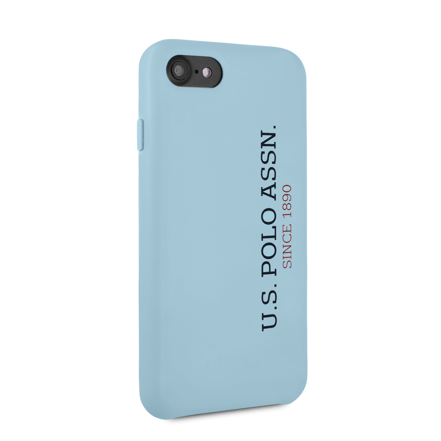 Silikonový kryt U.S. Polo pro Apple iPhone 8/SE2020, light blue