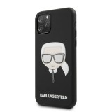 Karl Lagerfeld Embossed Glitter kryt KLHCN61GLBK Apple iPhone 11 black 