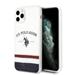 Silikonový kryt U.S. Polo Tricolor Blurred pro Apple iPhone 11 Pro, white