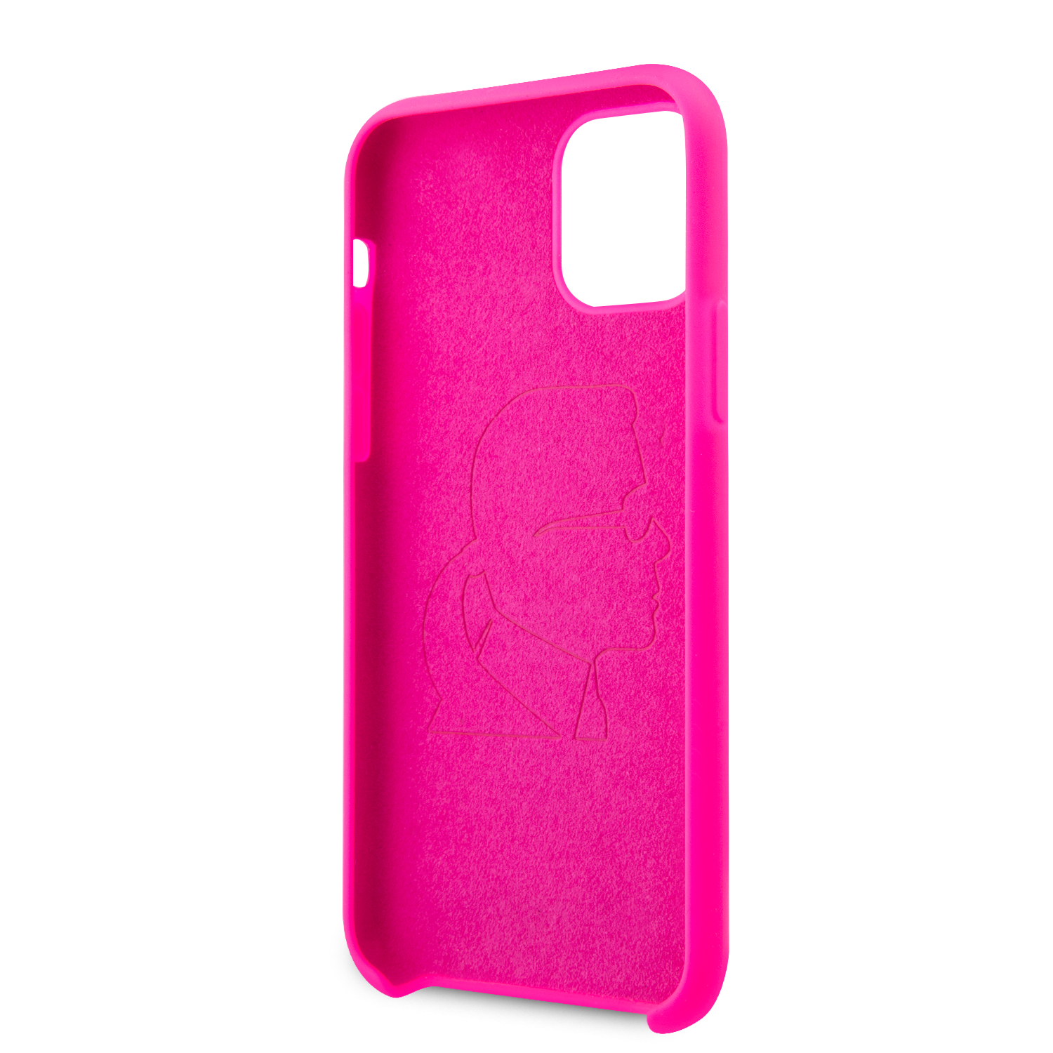 Karl Lagerfeld silikonový kryt KLHCN65SILFLPI Apple iPhone 11 Pro Max black out pink 