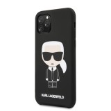 Karl Lagerfeld Iconic silikonový kryt KLHCN58SLFKBK Apple iPhone 11 Pro black 