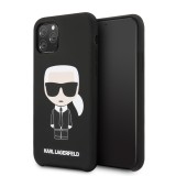 Karl Lagerfeld Iconic silikonový kryt KLHCN58SLFKBK Apple iPhone 11 Pro black 