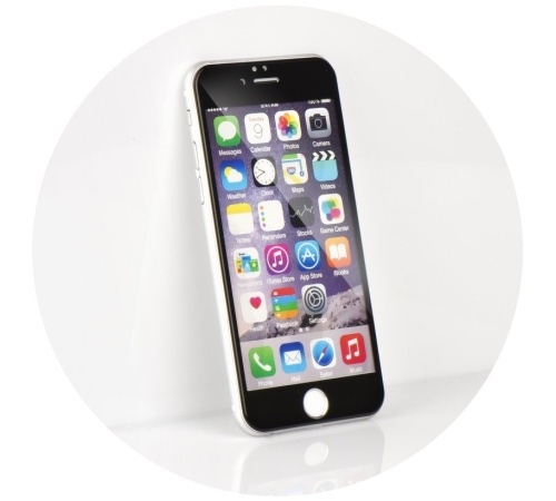 Tvrzené sklo 5D pro Apple iPhone 6, 6S, plné lepení, černá