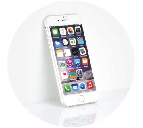 Tvrzené sklo 5D pro Apple iPhone 6, 6S, plné lepení, bílá