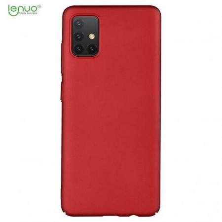 Zadní kryt Lenuo Leshield na Samsung Galaxy A71, červená