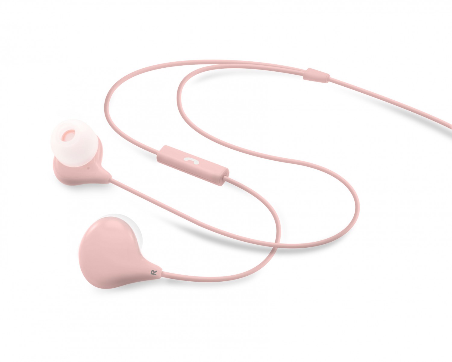 Voděodolná in-ear sluchátka FIXED EGG1, růžová