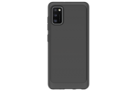 Silikonové pouzdro A Cover pro Samsung Galaxy A41, černá