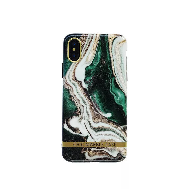 Zadní kryt Marble Phone Case Cover for Apple iPhone X/XS, zelená