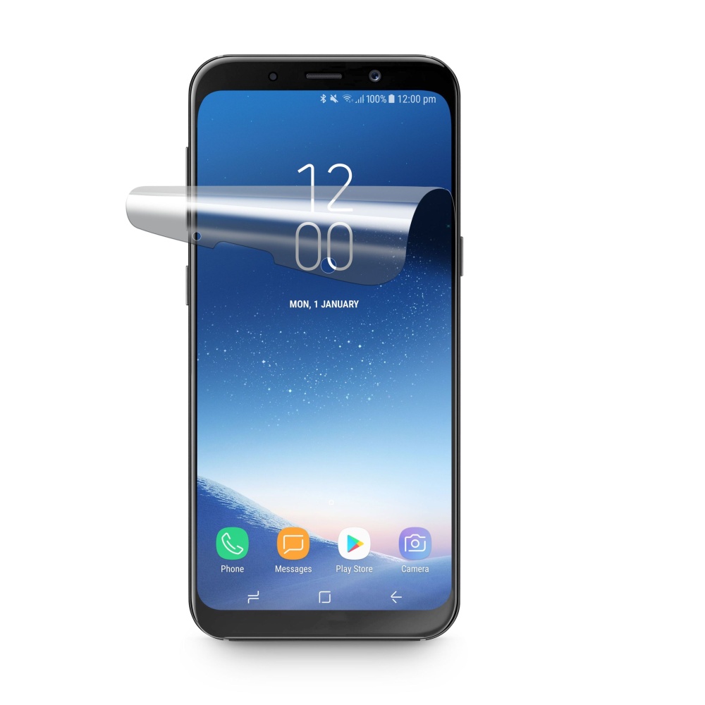 Ochranná fólie CellularLine pro Samsung Galaxy A8 (2018), lesklá