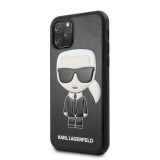 Karl Lagerfeld Embossed kryt KLHCN58IKPUBK Apple iPhone 11 Pro black