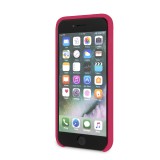 Guess Retro silikonový kryt GUHCI8LSLMGRE Apple iPhone 8/SE 2020 burgundy
