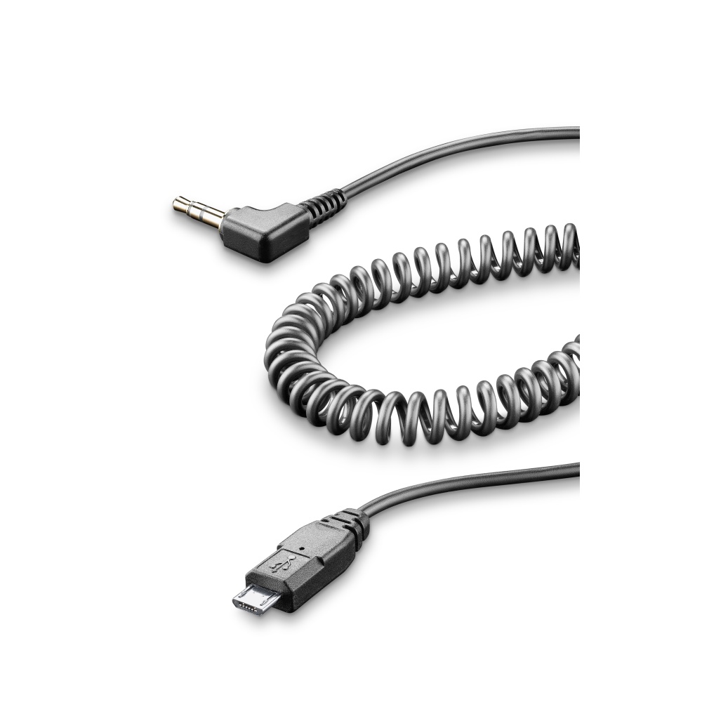 Levně Aux audio kabel Interphone, micro USB konektor