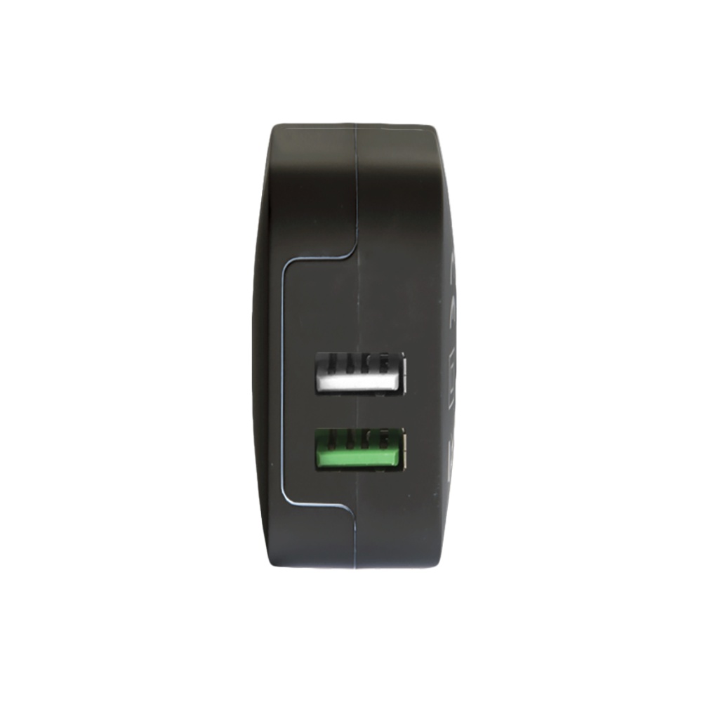 Cestovní nabíječka CELLY TURBO s 2 x USB výstupem, 3,4 A, černá
