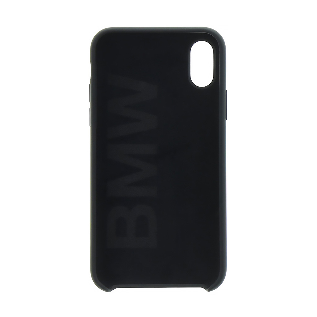 BMW Silikonový kryt BMHCPXSILBK pro Apple iPhone X/XS black