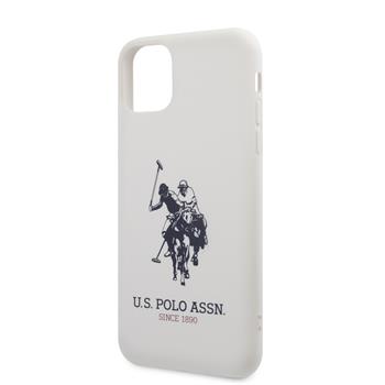 Silikonový kryt U.S. Polo Big Horse Silicone Effect pro Apple iPhone 11, white