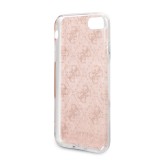 Guess Glitter 4G Peony Zadní kryt GUHCI8PCU4GLPI Apple iPhone 8/SE 2020 pink