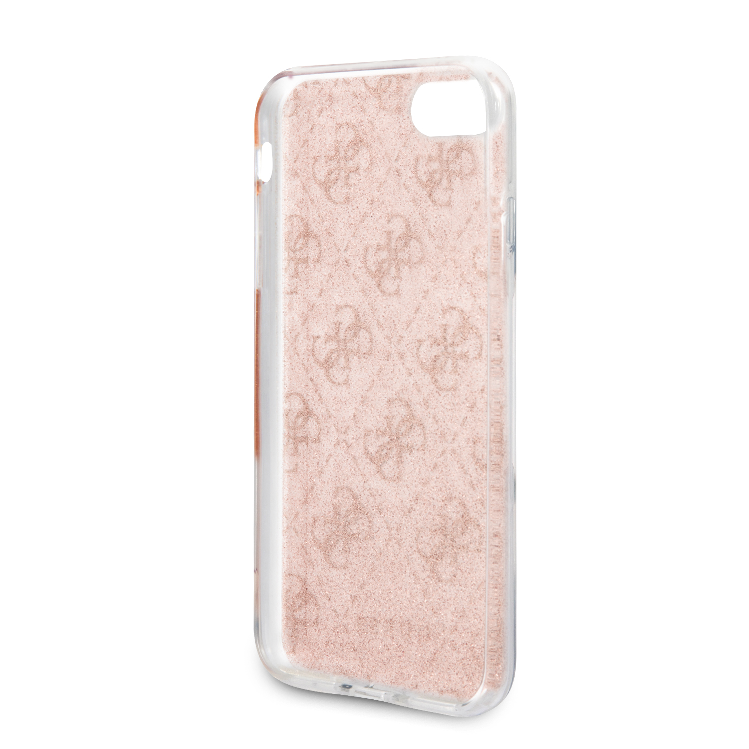 Guess Glitter 4G Peony Zadní kryt GUHCI8PCU4GLPI Apple iPhone 8/SE 2020 pink