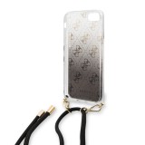 Guess 4G Electroplated Zadní kryt GUHCI8WO4GBK Apple iPhone 8/SE 2020 black